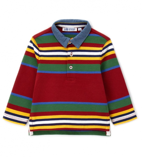 Поло с длинным рукавом
